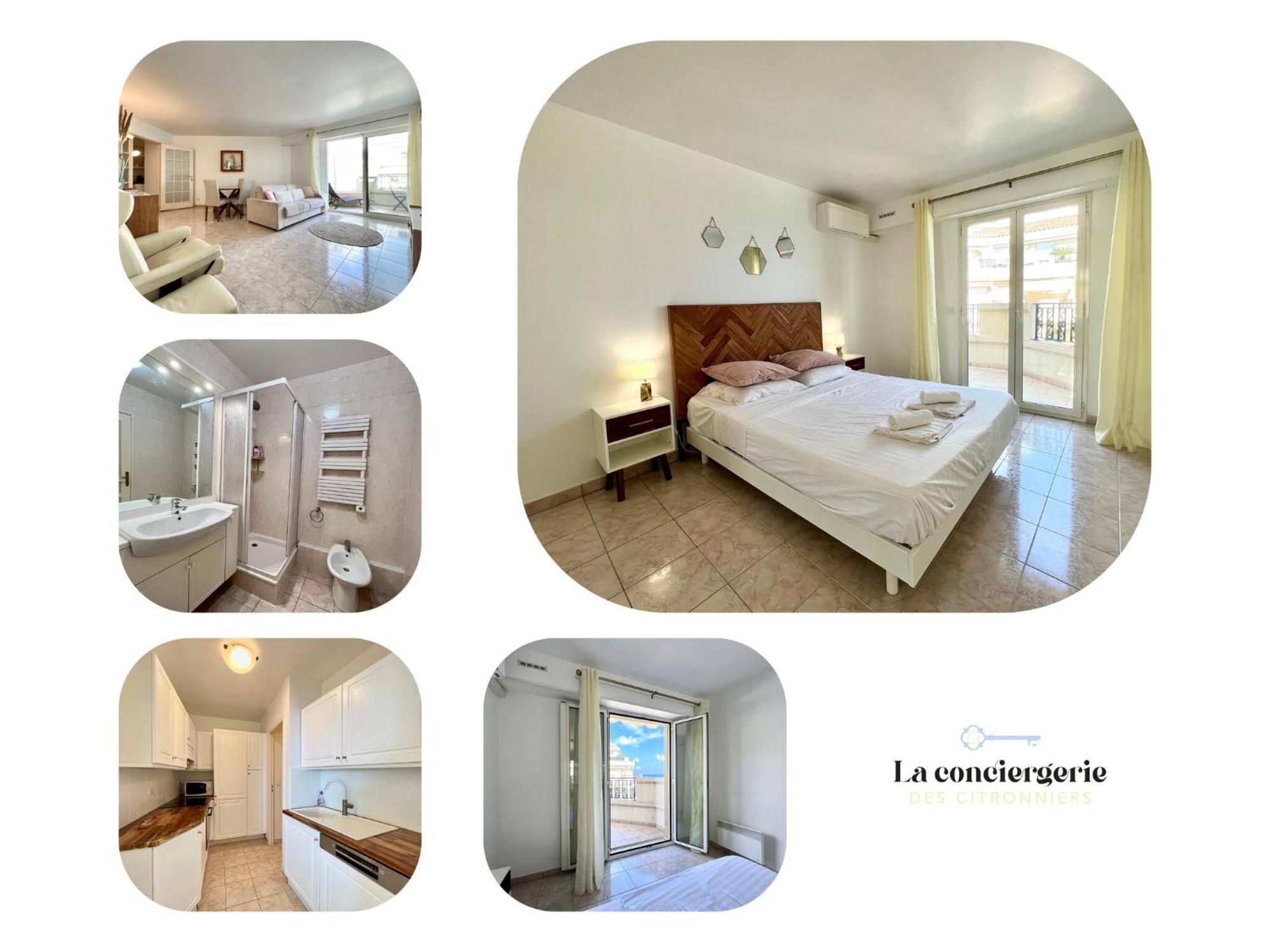 'Le Victoria Beach' Vue Mer Plein Centre, Spacieux Menton Exterior photo