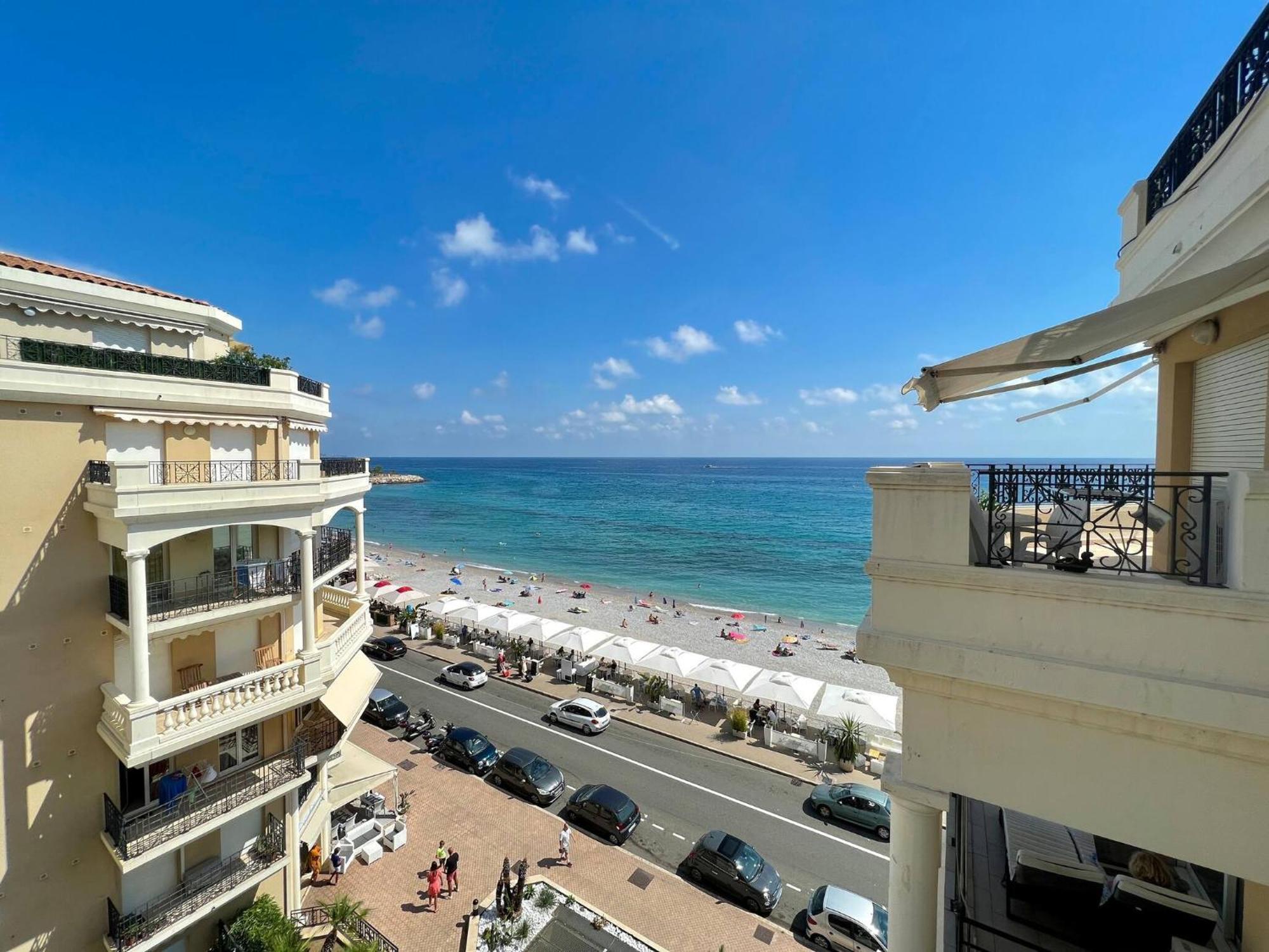 'Le Victoria Beach' Vue Mer Plein Centre, Spacieux Menton Exterior photo